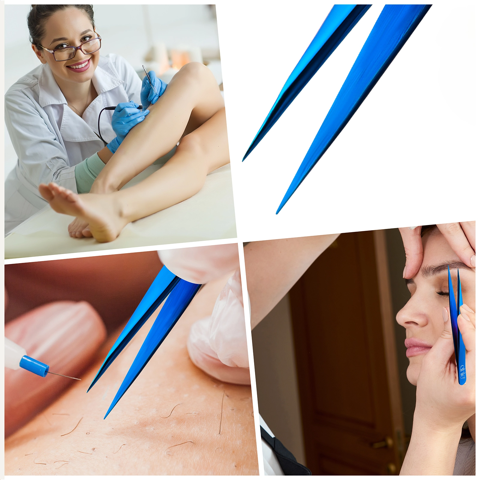 professional grade tweezers for electrolysis and cosmetic use professional tweezers