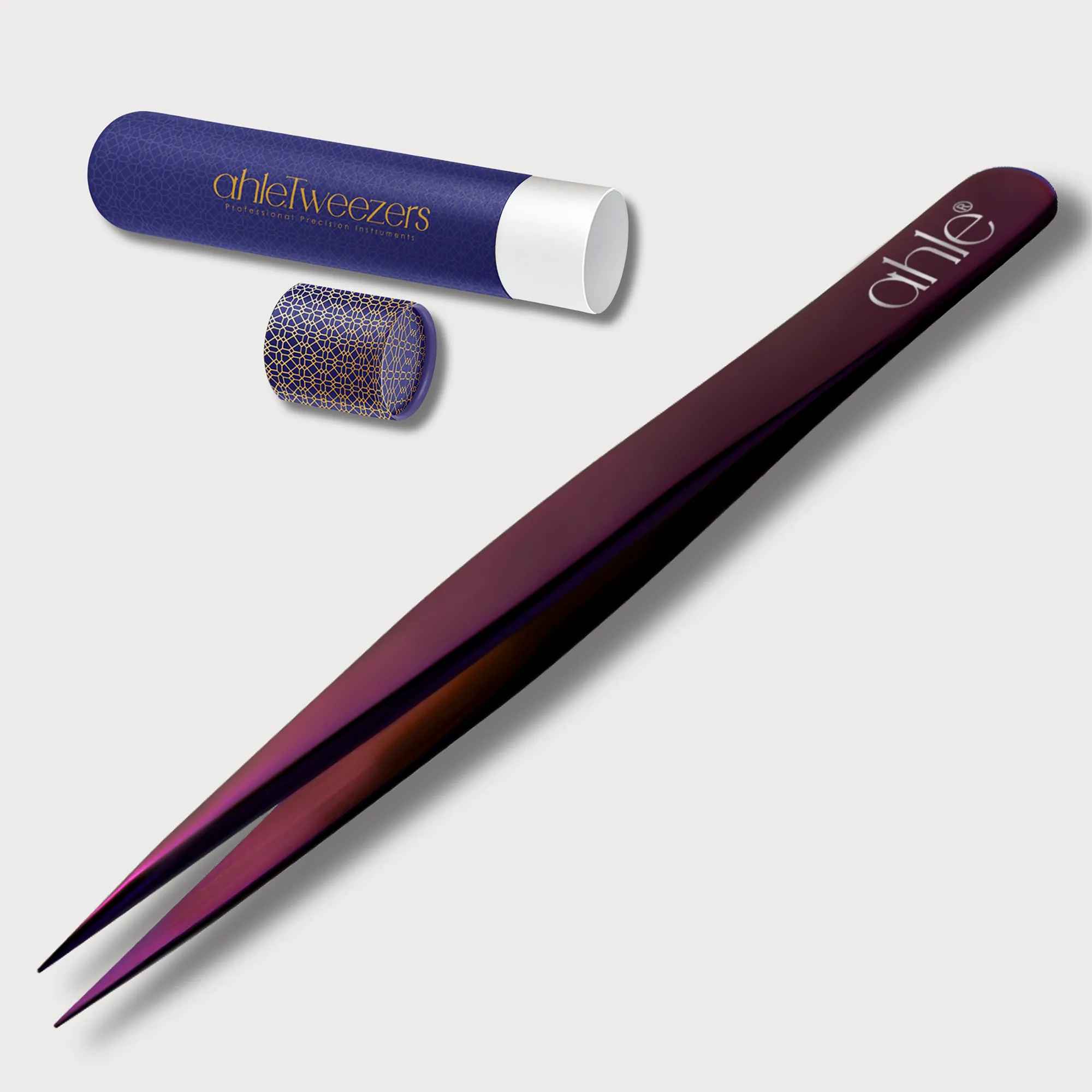 Sharp pointed tweezers for precise eyebrow grooming pointed tweezers