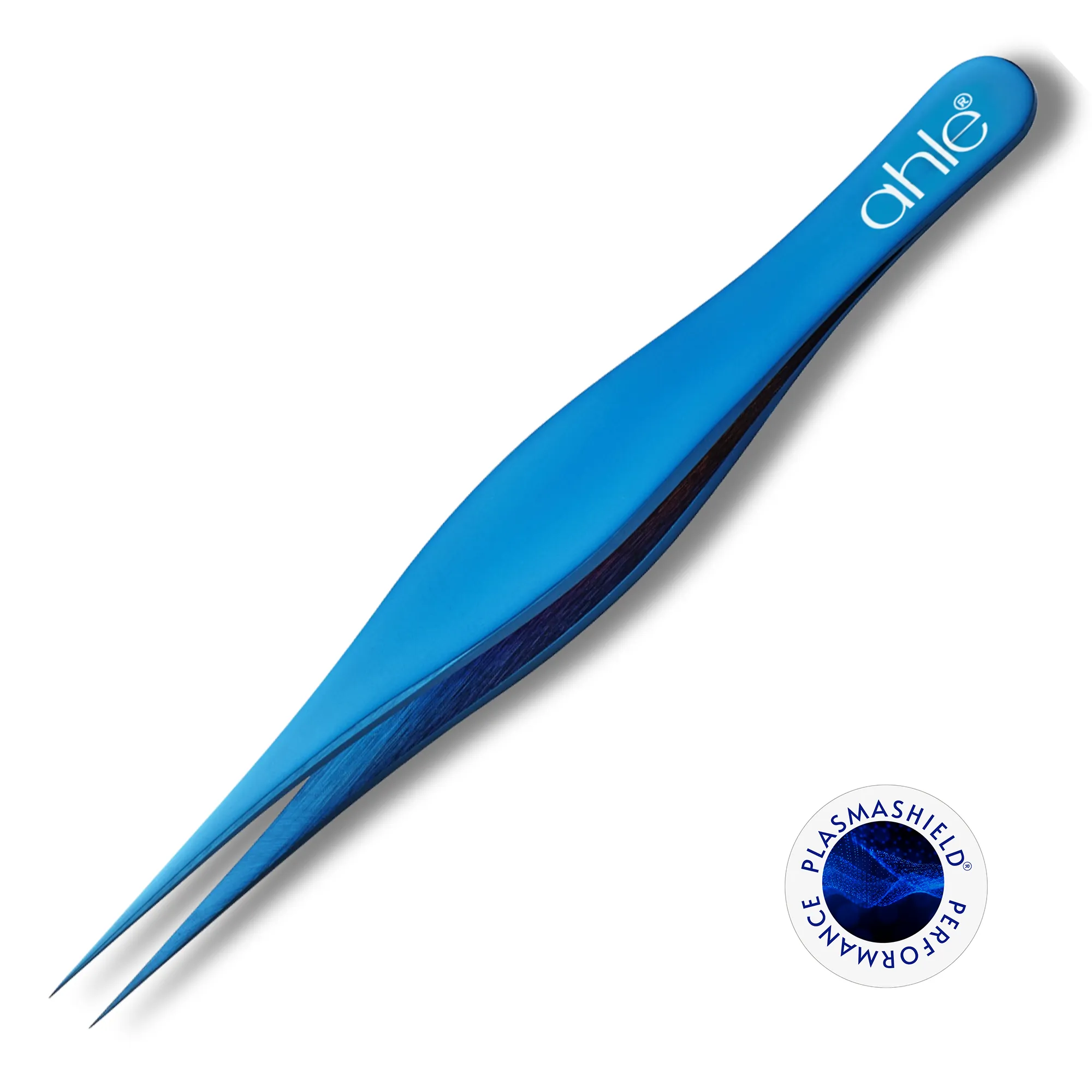 Ergonomic design of wide grip pointed tweezers